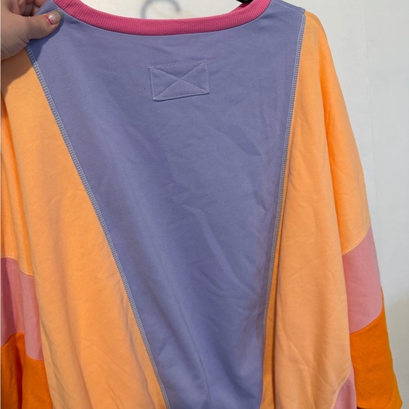 Colorful Patchwork Sweatshirt - Picture 6 of 6